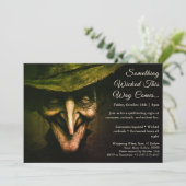 Wicked Witch Halloween Costume Fête Invitation (Debout devant)