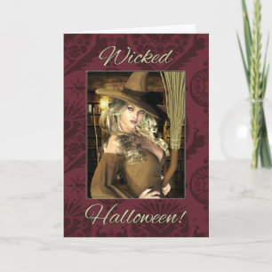 Wicked Witch Halloween Kaart