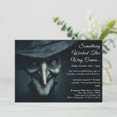Wicked Witch Halloween Kostuum Party Uitnodiging (Staand voorkant)
