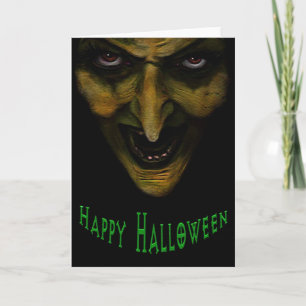 Wicked Witch Halloween Wenskaart Kaart