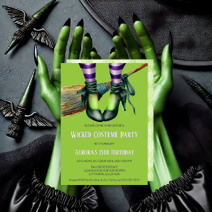Wicked Witch Kostuumfeest Kaart