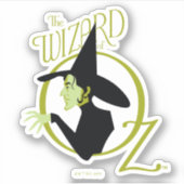 Wicked Witch™ The Wizard Of Oz™ Logo Sticker (Voorkant)
