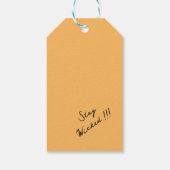 Wicked Witch Unieke Halloween Cadeaulabel (Achterkant)