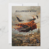 Wicked Witch Volwassen Halloween Angst Kaart (Voorkant)