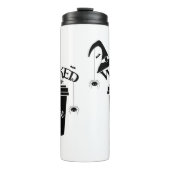 Wicked Without Coffee – Funny Witchy Coffee Lover  Thermosbeker (Voorkant)