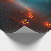 Wickedly Beautiful Halloween Gift Wrap 🌕 Cadeaupapier (Hoek)