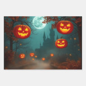 Wickedly Beautiful Halloween Gift Wrap 🌕 Inpakpapier Vel (Voorkant 2)