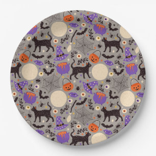 Wickedly Fun Halloween Party Paper Borden Papieren Bordje