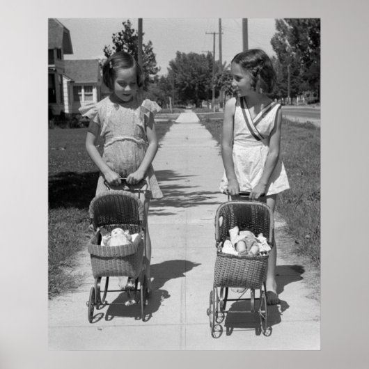 Wicker Doll Buggy, 1941 Poster (Voorkant)