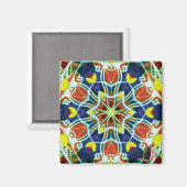 Wicker Kaleidoscope Magnet Magneet (Voorkant / Achterkant)
