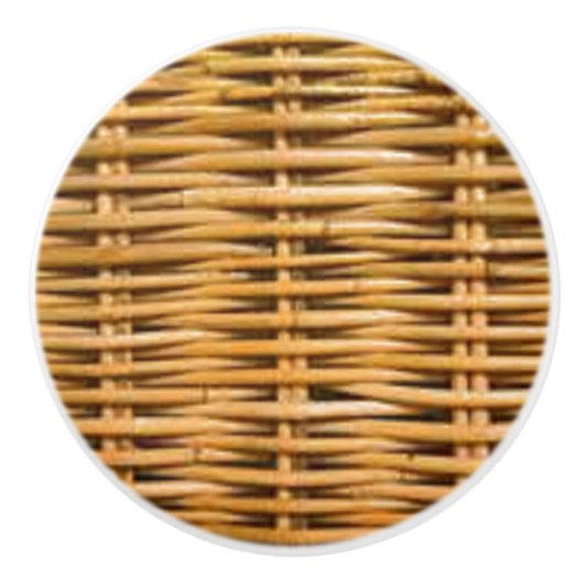 Wicker Keramische Knop (Voorkant)