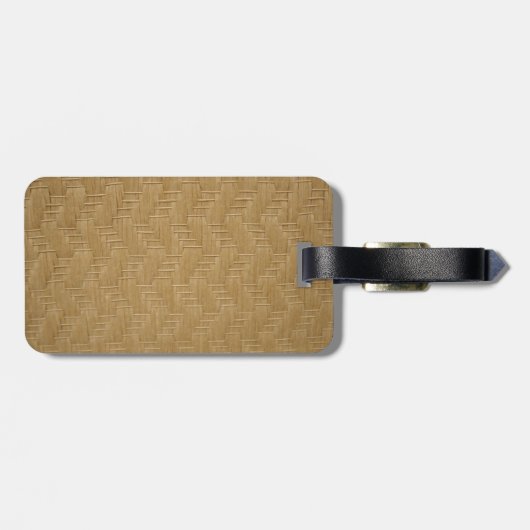 WICKER PATTERN BAGAGELABEL (Achterkant horizontaal)