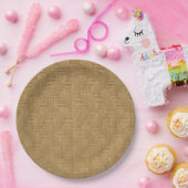 WICKER PATTERN PAPIEREN BORDJE (Feest)