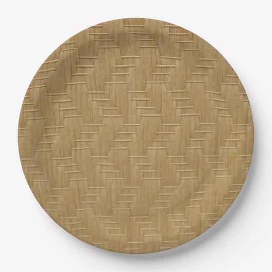 WICKER PATTERN PAPIEREN BORDJE (Voorkant)