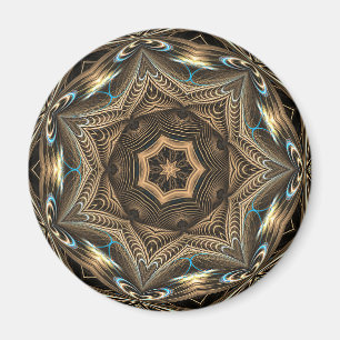 Wicker Star Mandala Magnet Magneet