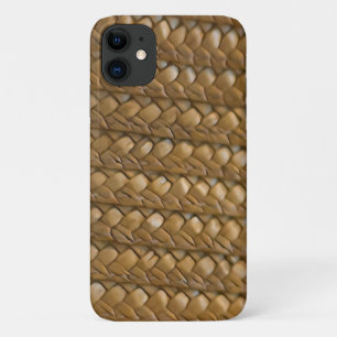 Wicker Straw Rattan iPhone 11 Hoesje