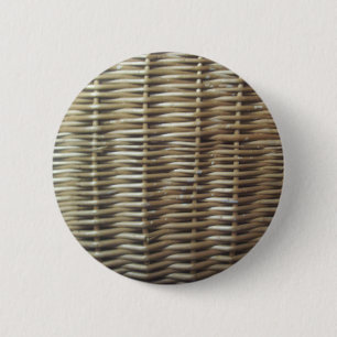 Wicker wordt geschopt ronde button 5,7 cm