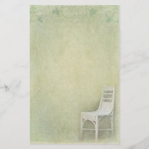 Wickerstoel Briefpapier