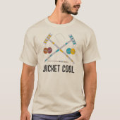 Wicket Cool Funny Croquet Players Grafisch T-shirt (Voorkant)