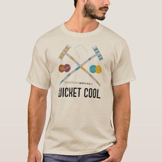 Wicket Cool Funny Croquet Players Grafisch T-shirt (Voorkant)
