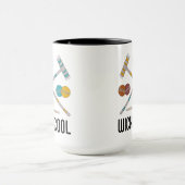 Wicket Cool Funny Croquet-spelers Mok (Midden)