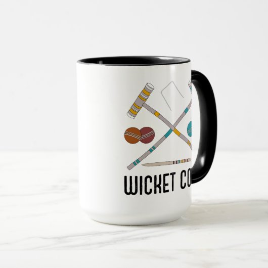 Wicket Cool Funny Croquet-spelers Mok (Voorkant rechts)