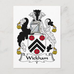 Wickham Family Crest Briefkaart