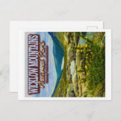 WICKLOW MOUNTAINES NATIONAAL PARK - WICKLOW IERLAN BRIEFKAART (Voorkant / Achterkant)