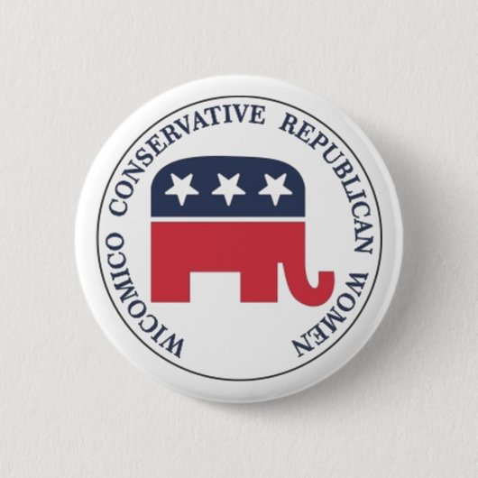 Wicomico Conservative Republican Women Button (Voorkant)