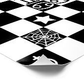 Widdershins Enochian Aztec Magic Ritual Chessboard Perfect Poster (Hoek)