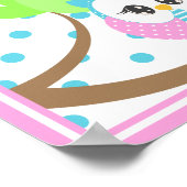 Widdle Uil Afdruk 2 Poster (Hoek)