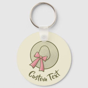 Wide Brimmed Pet Yellow Sleutelhanger