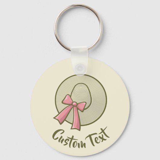 Wide Brimmed Pet Yellow Sleutelhanger (Voorkant)