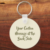 Wide Brimmed Pet Yellow Sleutelhanger (Achterkant)