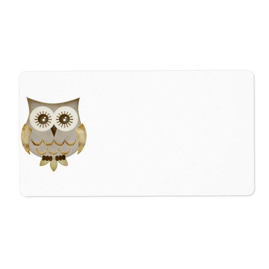 Wide Eyes Uil Label (Voorkant)