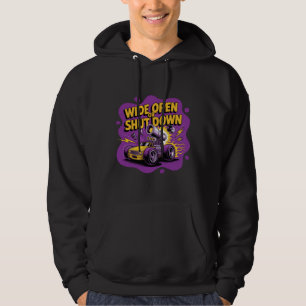 Wide Open Of Stoppen Funny Drag Racing Car T-Shirt