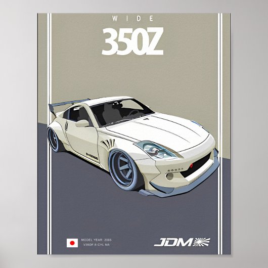 Widebody Z33 Poster (Voorkant)