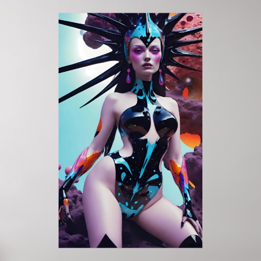 Widow Queen of the Scrum Run Poster (Voorkant)