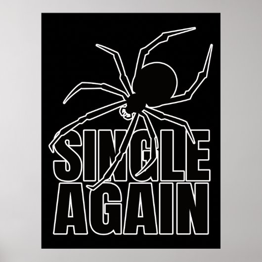 Widow Spider Venomous Spiders - Arachnology Geek Poster (Voorkant)