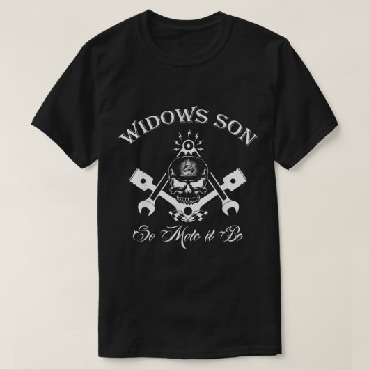 Widows Son Masonic T-shirt (Design voorkant)