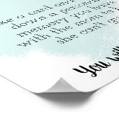 Wie ben ik? Baby shower Game Sign afdrukbaar Poster (Hoek)