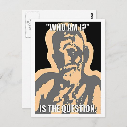 Wie ben ik? Briefkaart (Voorkant / Achterkant)