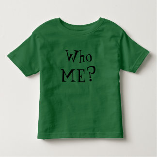 Wie ben ik? kinder shirts