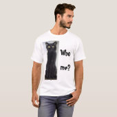 Wie ben ik? t-shirt (Voorkant volledig)