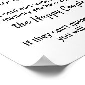 Wie ben ik? - Violet Flowers Poster (Hoek)