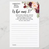 Wie ben ik? vrijgezellenfeest engels spaans spel (Voorkant)