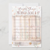 Wie ben ik Vrijgezellenfeest spel (Voorkant)