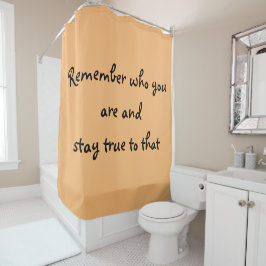 Wie ben jij? douchegordijn