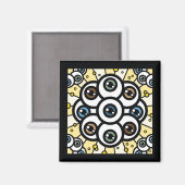 Wie ben jij? magneet (Voorkant / Achterkant)