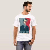 Wie ben jij? t-shirt (Voorkant volledig)